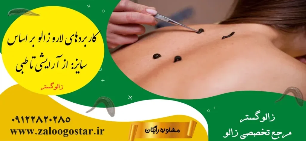 لارو زالو(بچه زالو) چند سانتی است؟