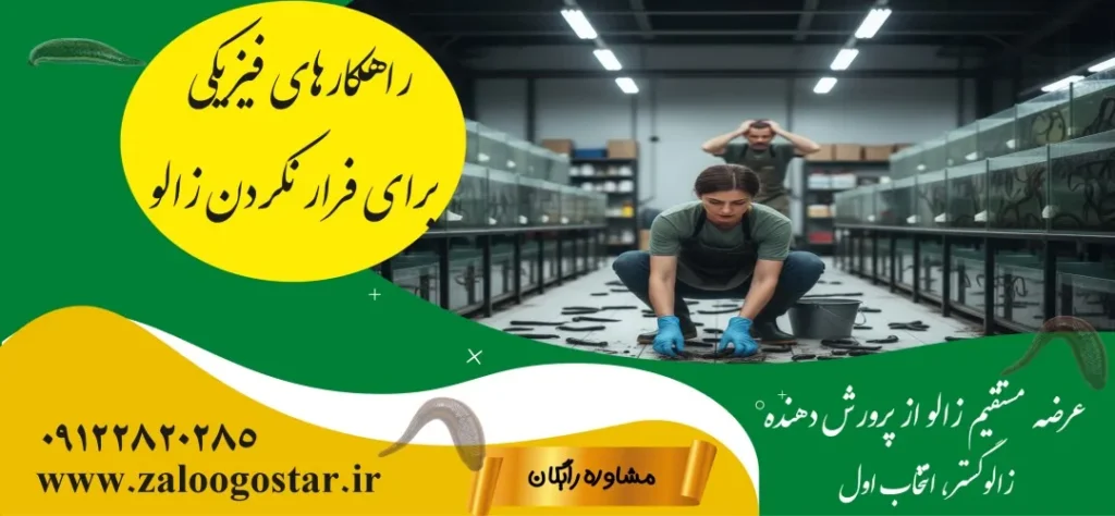 چگونه مانع فرار زالو از ظرف شویم؟ (راهنمای صفر تا صد ایزوله‌سازی فارم)