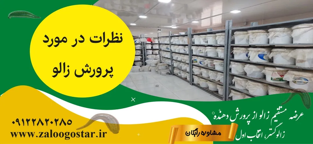 نظرات در مورد پرورش زالو